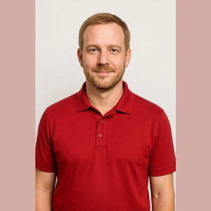 Links Edition Men's Polo Shirt - Red Large